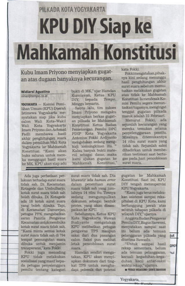 Kliping jogja terbaru