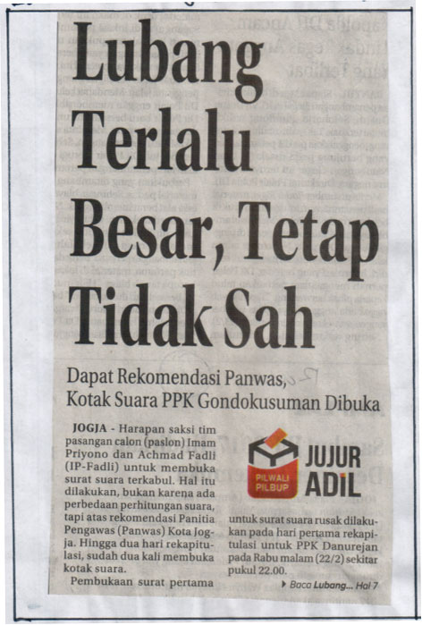 Kliping jogja terbaru
