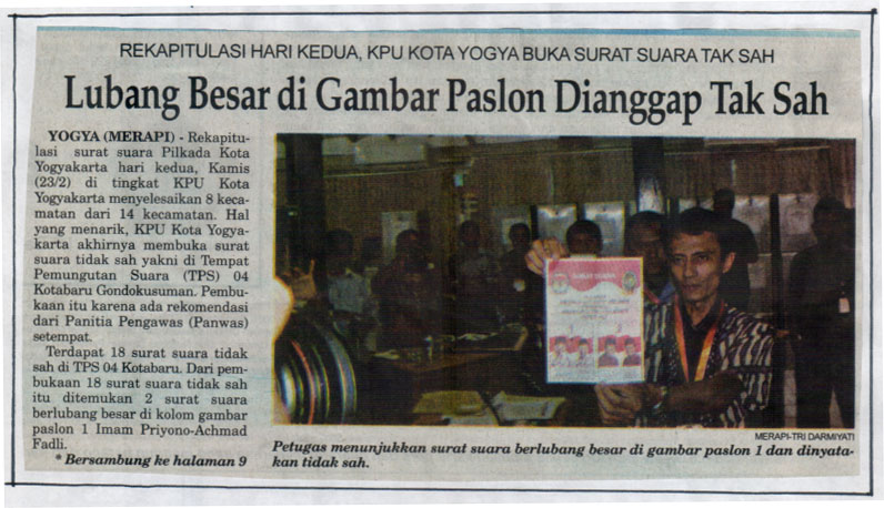 Kliping jogja terbaru