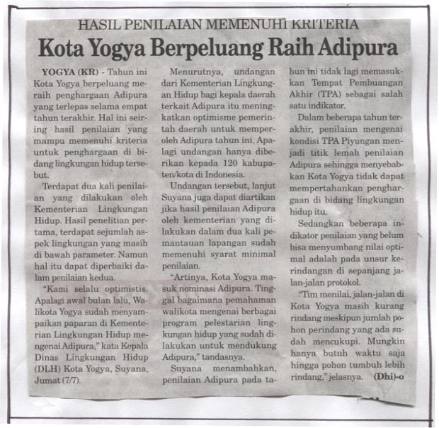 Kliping jogja terbaru