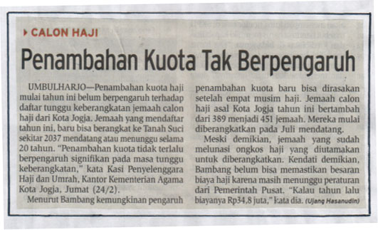 Kliping jogja terbaru