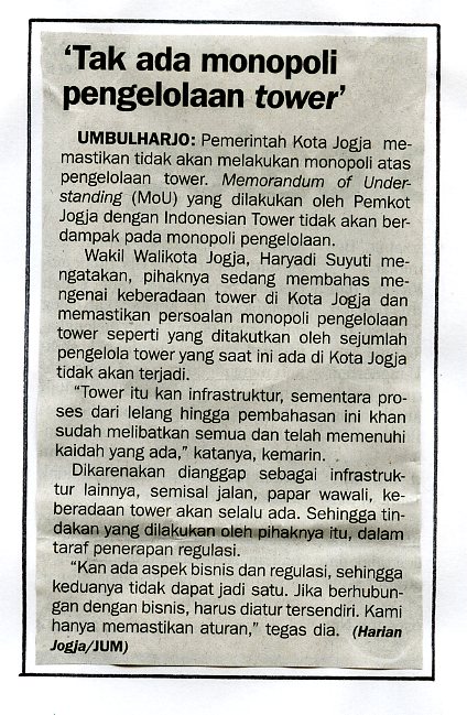 Kliping jogja terbaru