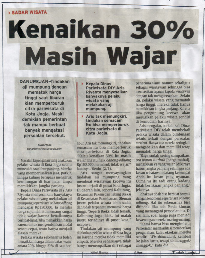 Kliping jogja terbaru