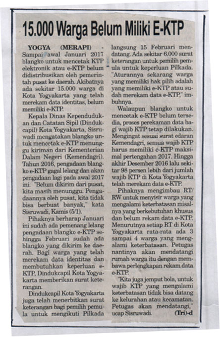 Kliping jogja terbaru