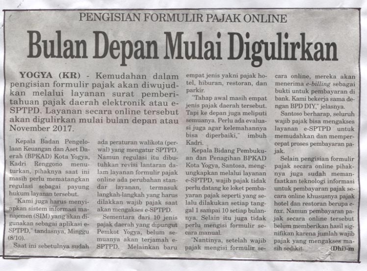 Kliping jogja terbaru