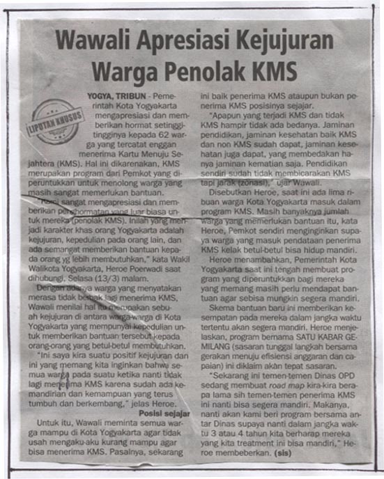Kliping jogja terbaru