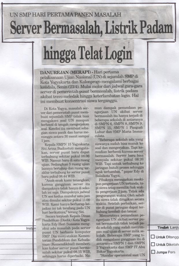 Kliping jogja terbaru