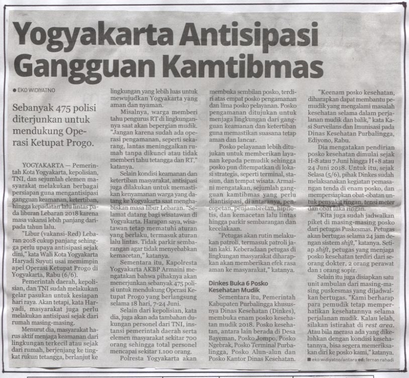 Kliping jogja terbaru