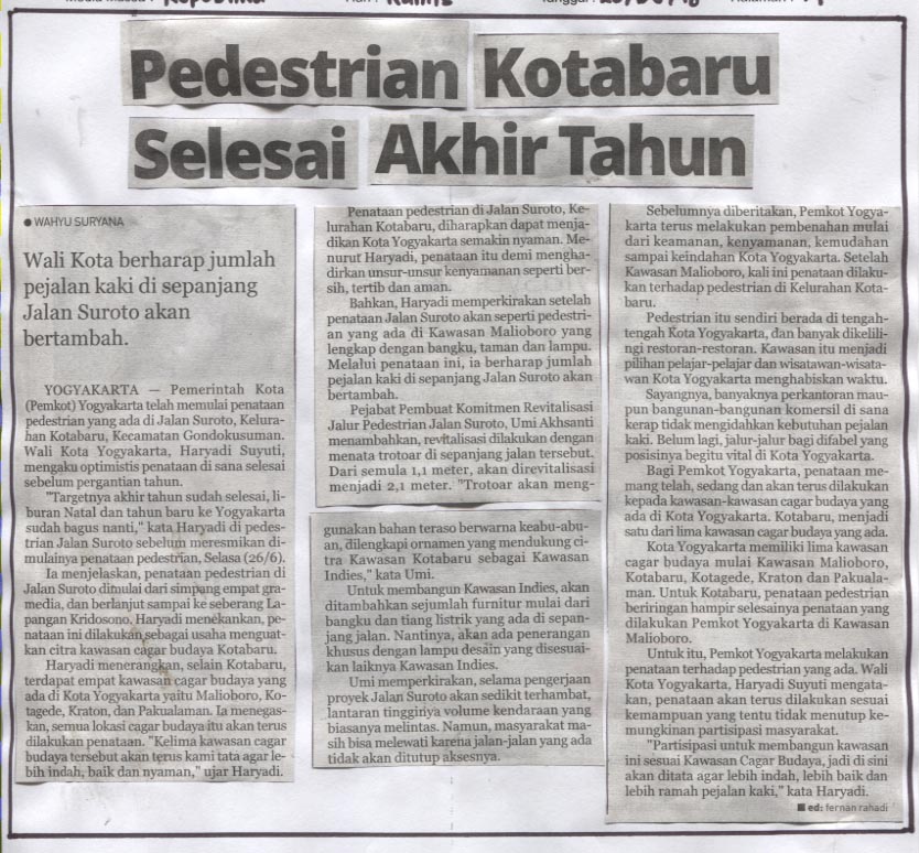 Kliping jogja terbaru