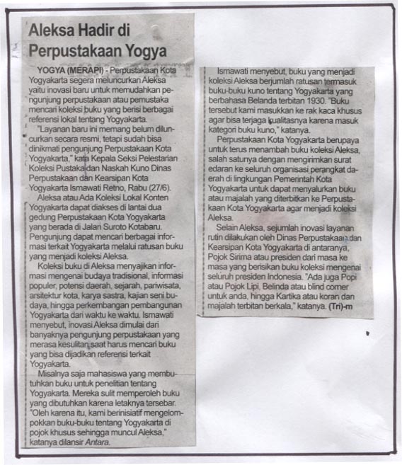 Kliping jogja terbaru