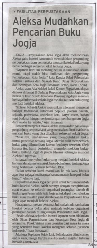 Kliping jogja terbaru