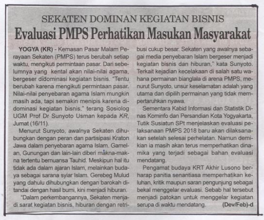 Kliping jogja terbaru