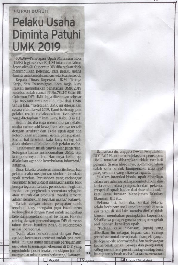 Kliping jogja terbaru