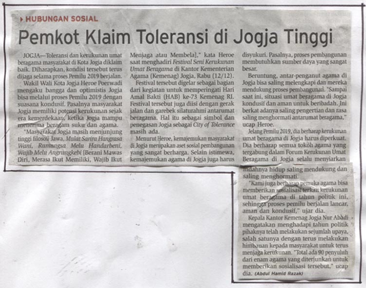 Kliping jogja terbaru