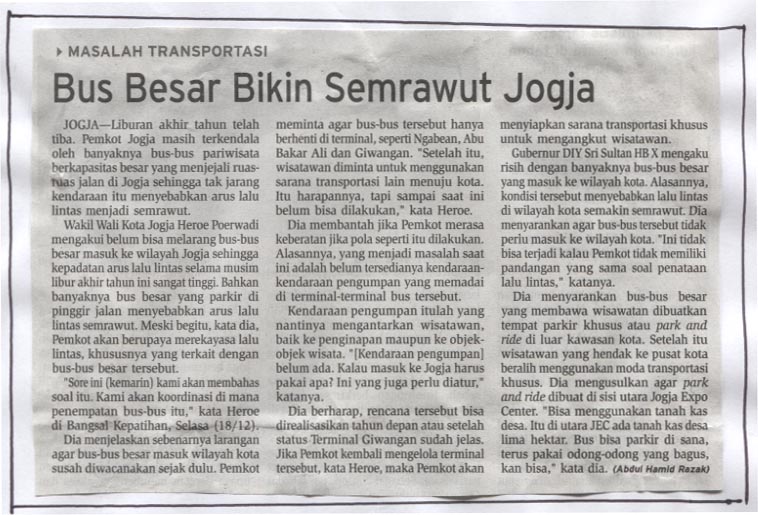 Kliping jogja terbaru