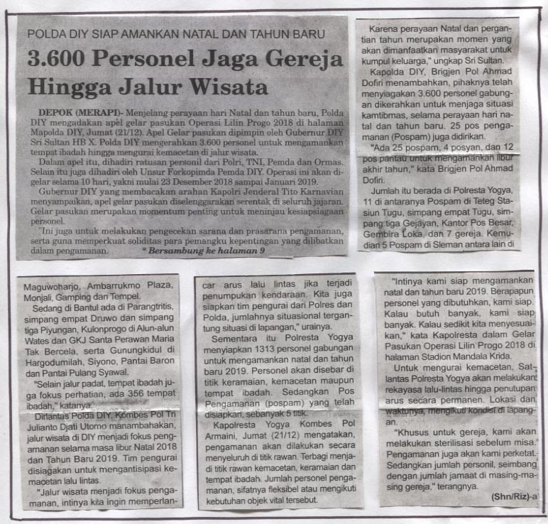 Kliping jogja terbaru