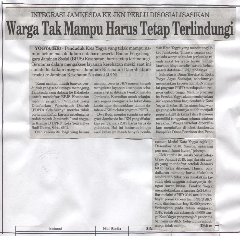 Kliping jogja terbaru