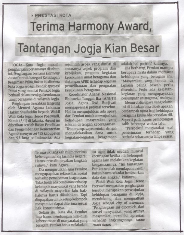 Kliping jogja terbaru