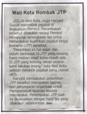 Kliping jogja terbaru