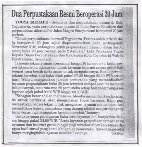 Kliping jogja terbaru
