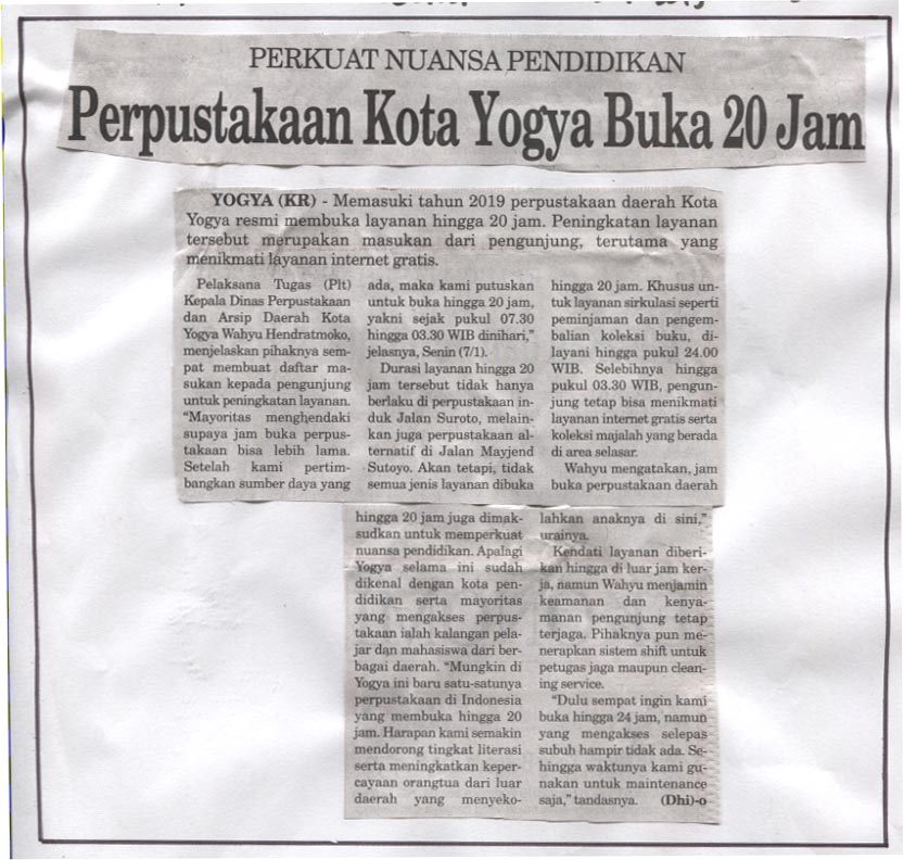 Kliping jogja terbaru