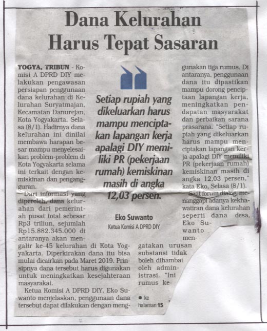 Kliping jogja terbaru