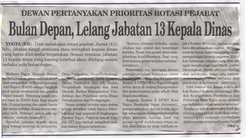 Kliping jogja terbaru