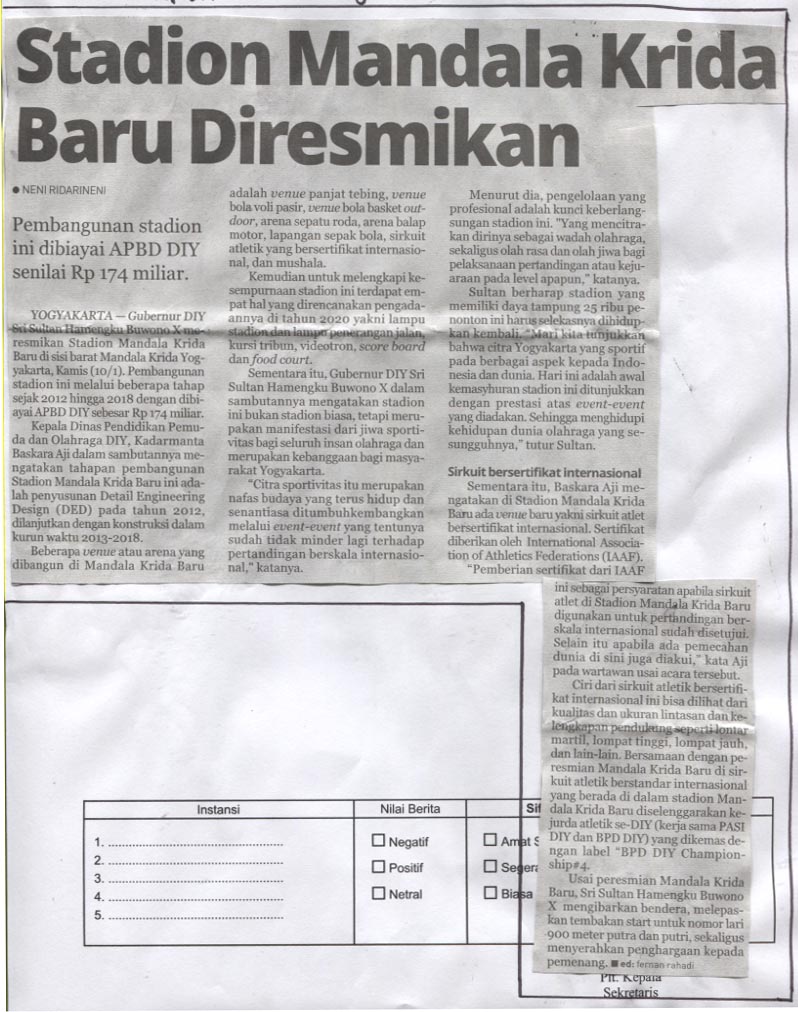 Kliping jogja terbaru