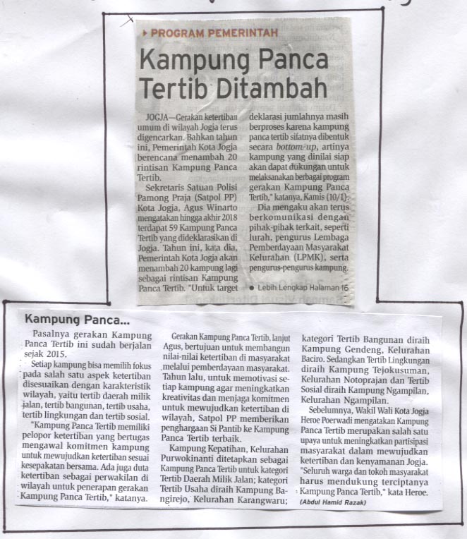 Kliping jogja terbaru