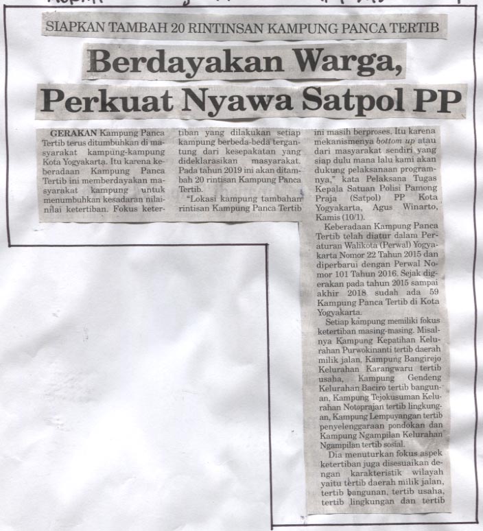 Kliping jogja terbaru