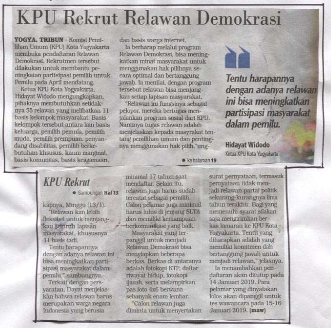 Kliping jogja terbaru