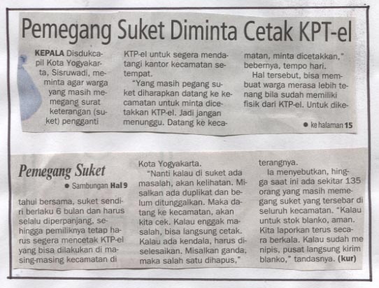 Kliping jogja terbaru