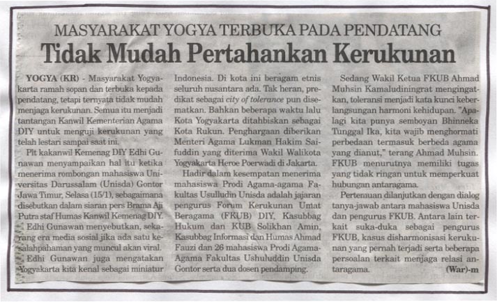 Kliping jogja terbaru