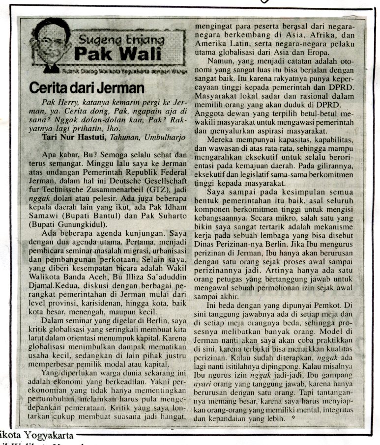 Kliping jogja terbaru