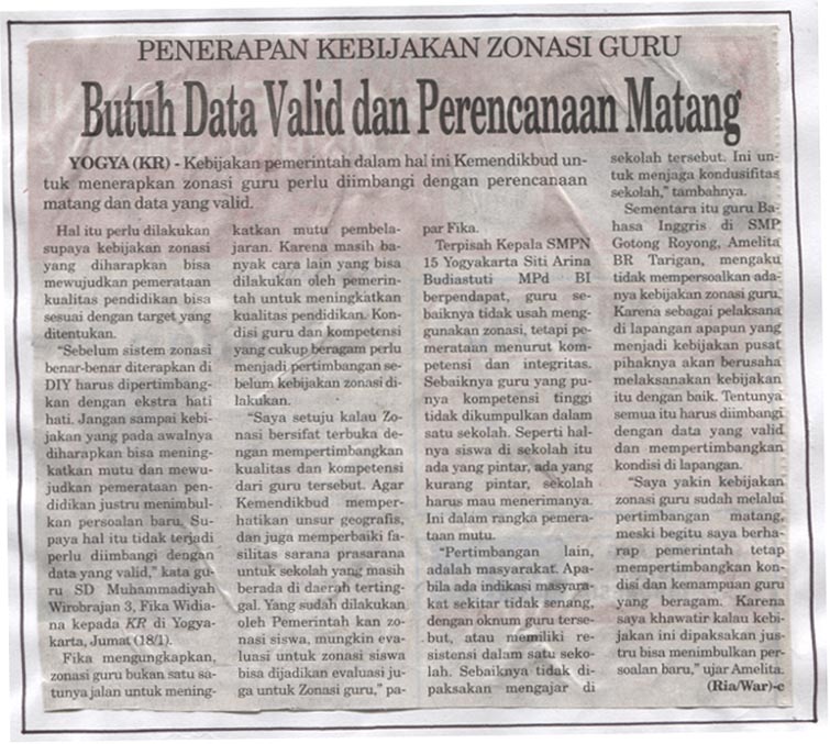 Kliping jogja terbaru