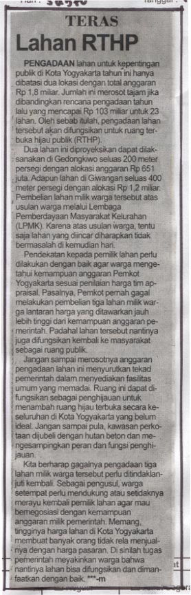 Kliping jogja terbaru