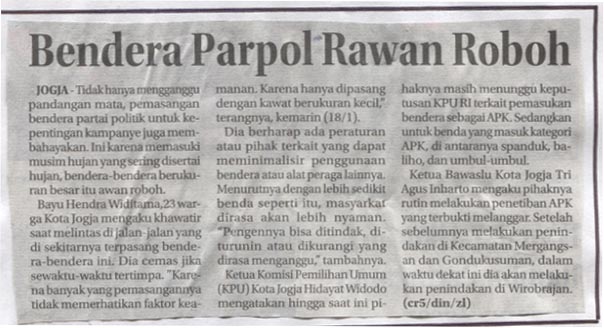 Kliping jogja terbaru