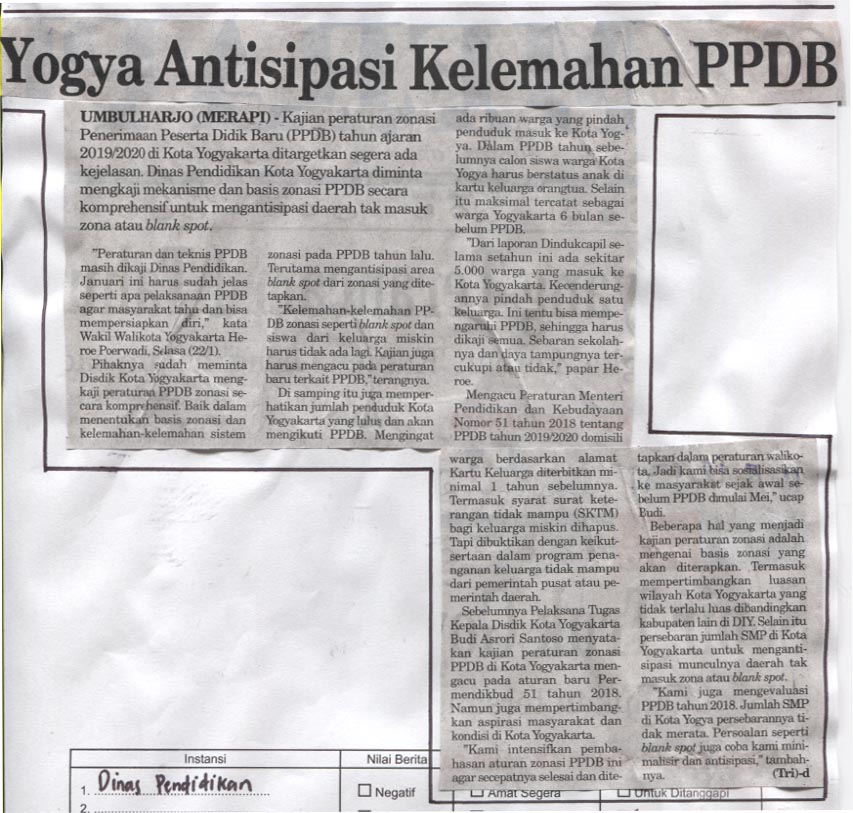 Kliping jogja terbaru