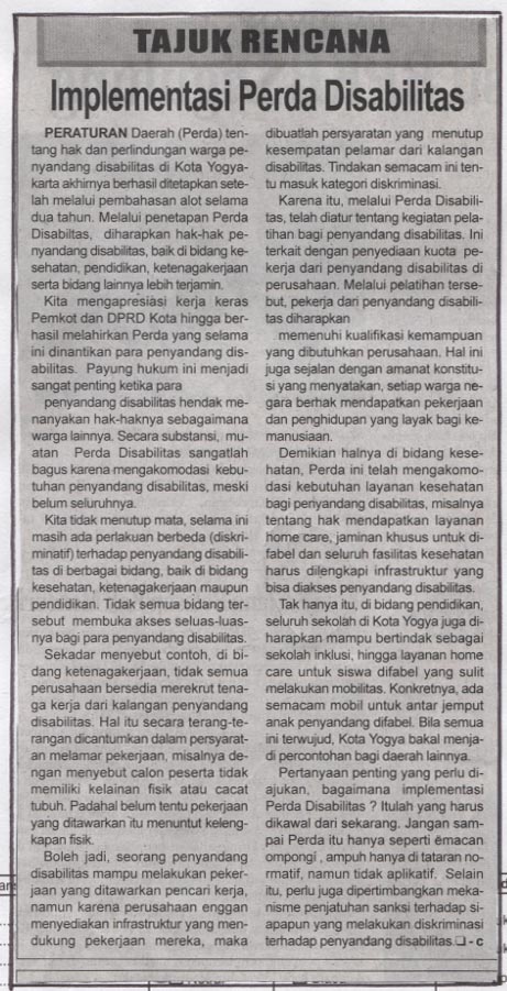 Kliping jogja terbaru