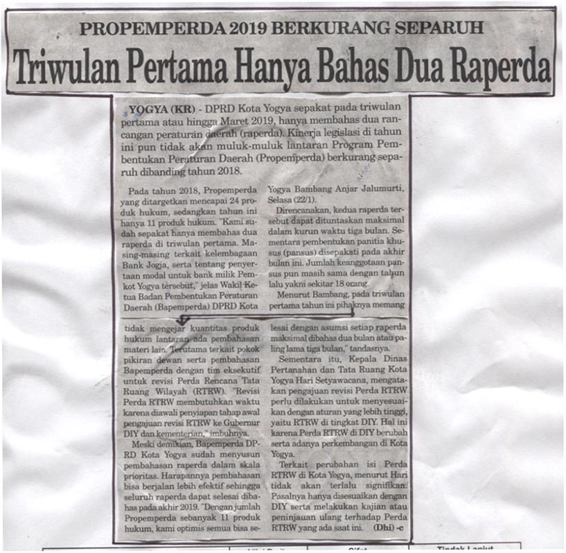 Kliping jogja terbaru