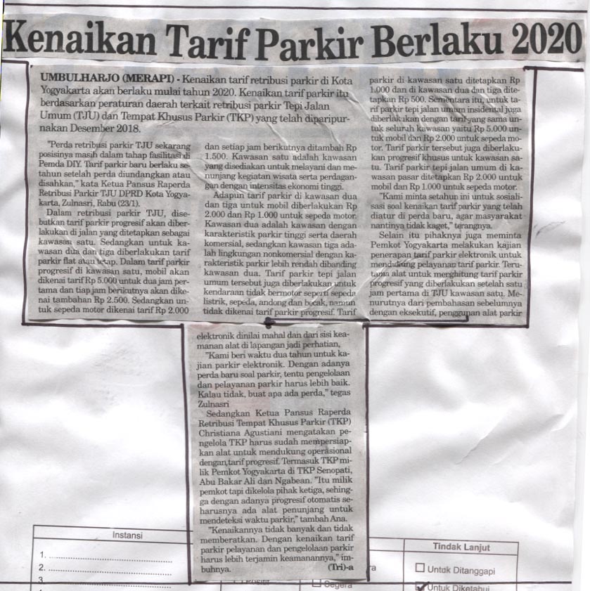 Kliping jogja terbaru