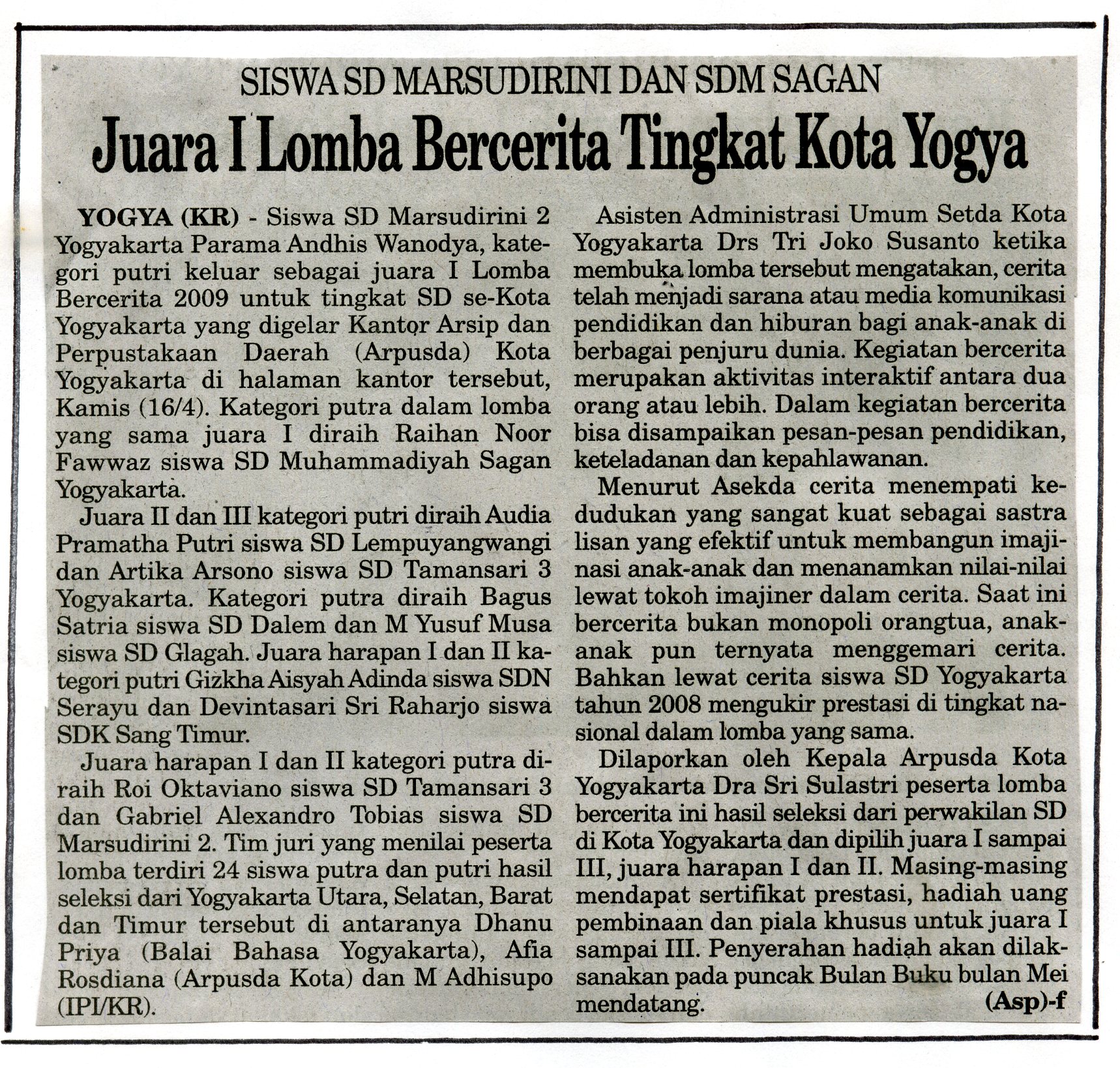 Kliping jogja terbaru