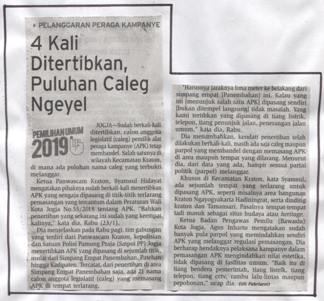 Kliping jogja terbaru