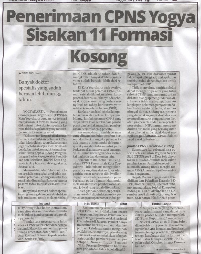 Kliping jogja terbaru