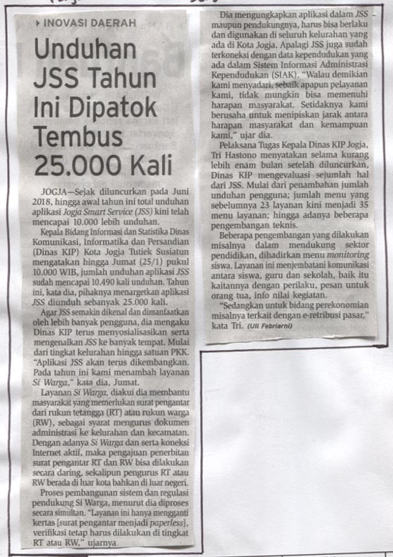 Kliping jogja terbaru