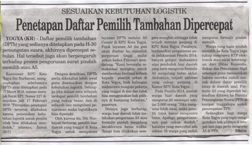 Kliping jogja terbaru