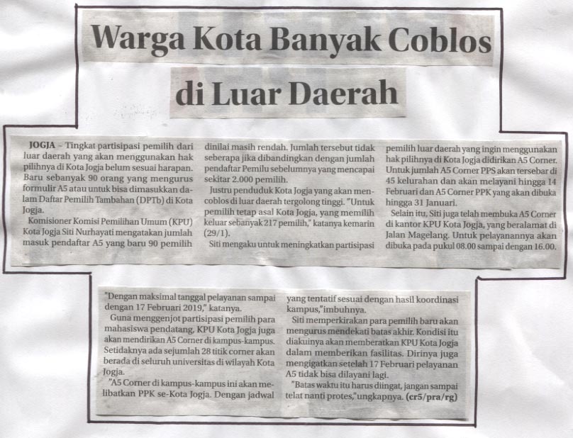 Kliping jogja terbaru