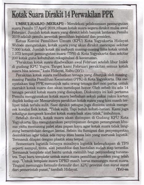 Kliping jogja terbaru