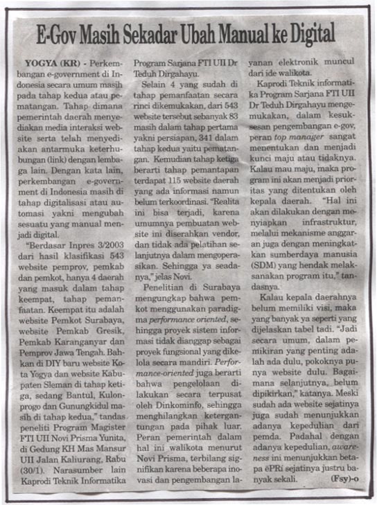 Kliping jogja terbaru