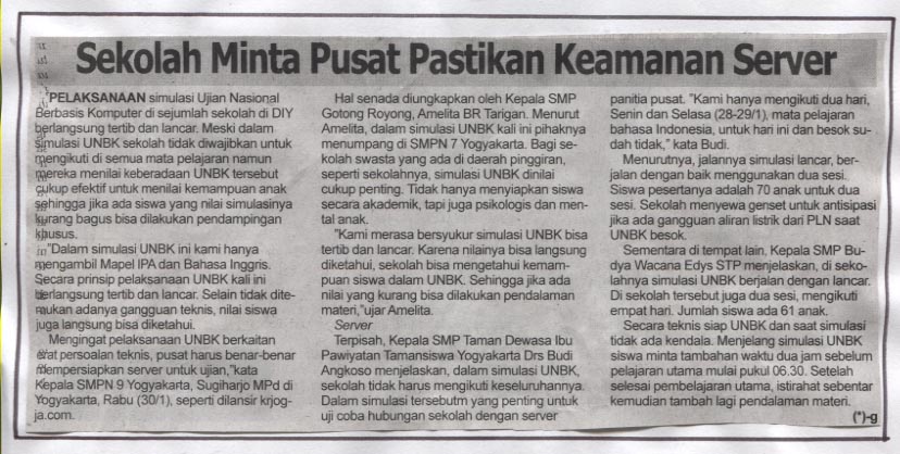 Kliping jogja terbaru